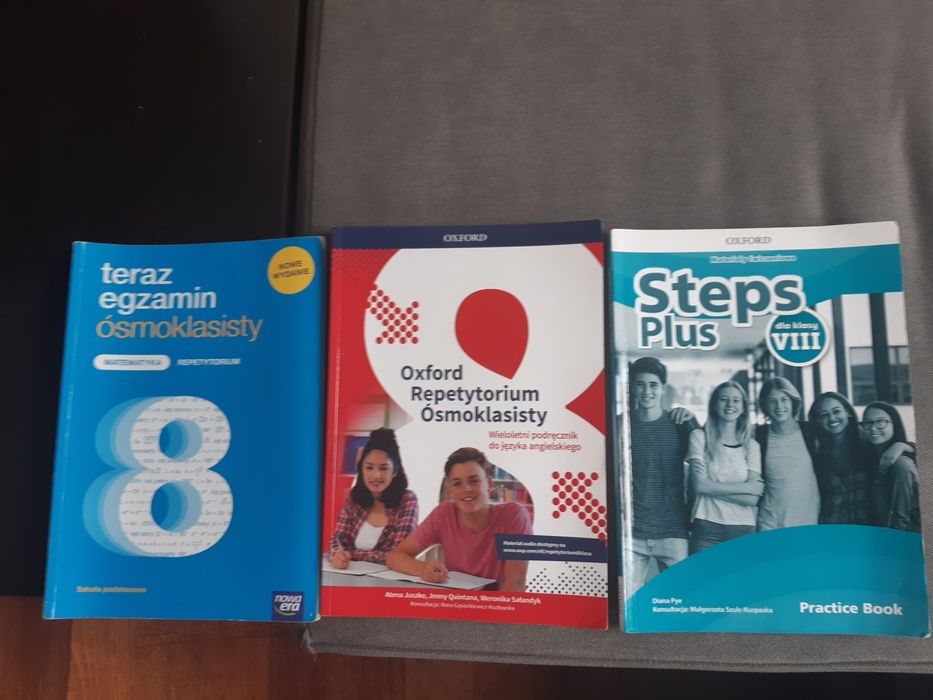 Podręczniki i zeszyty ćwiczeń 8kl