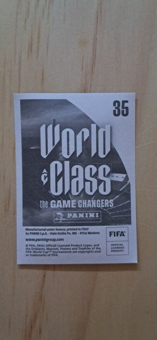 Cromo futebol de Ederson(World Class)da Panini