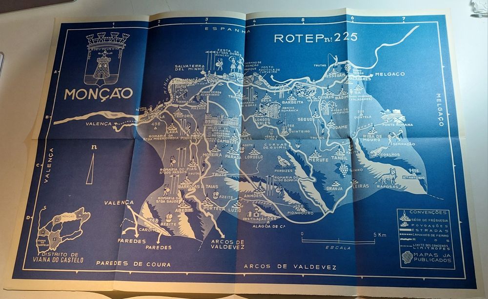Monção - Roteiro ROTEP | Incluí Mapa Desdobrável
