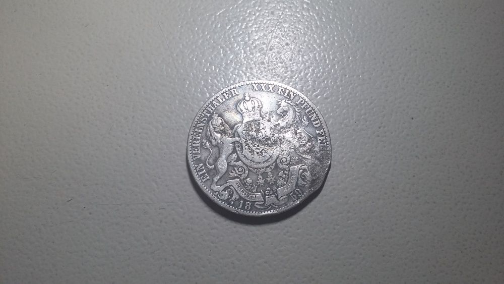 Srebrny talar Hannover 1859r