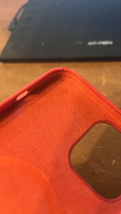 Etui apple silicone silikon product red czerwone iphone 12 pro max