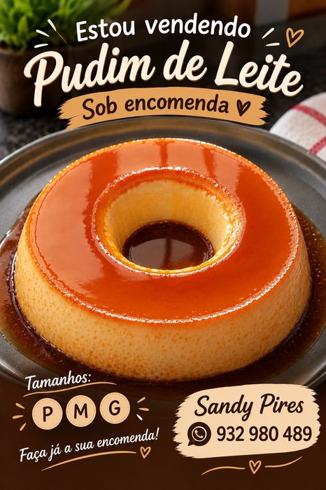Pudim de Leite Cremoso
