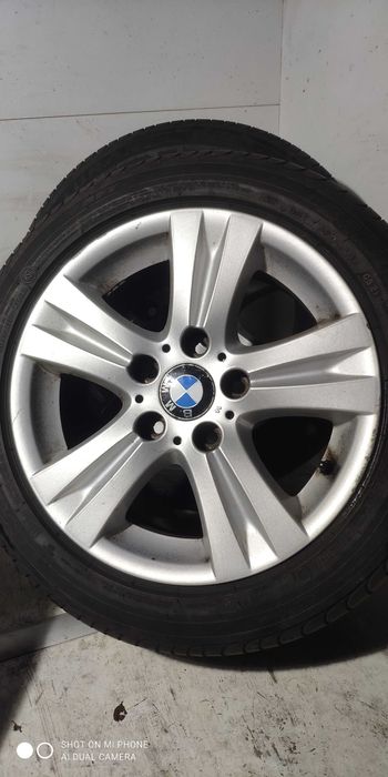 Koła BMW 5x120 alusy 16 lato 195/55R16 BRIDGESTONE opony jak NOWE 4szt