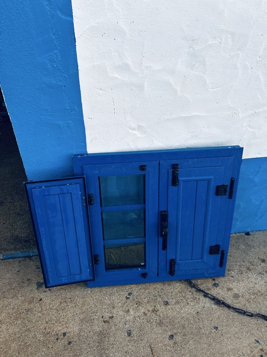 Janela aluminio com veda luz