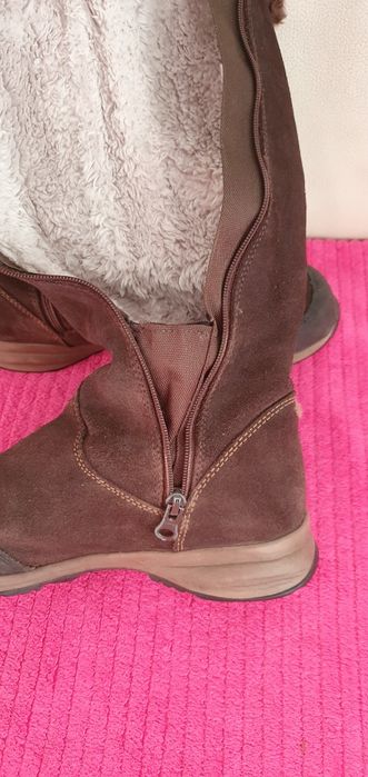 Buty damskie ocieplane na suwak