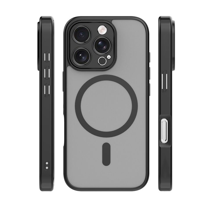 Nakładka Mag Matt do iPhone 16 Pro Max 6,9 czarna camera protection
