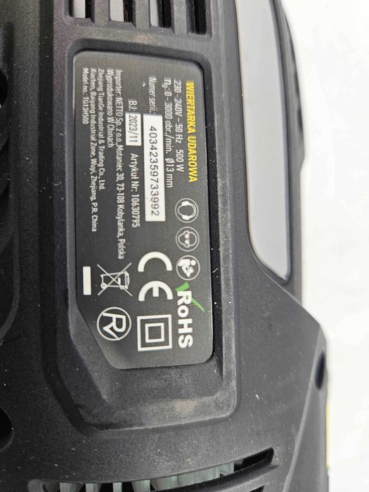 Wiertarka udarowa techliner TG13H500