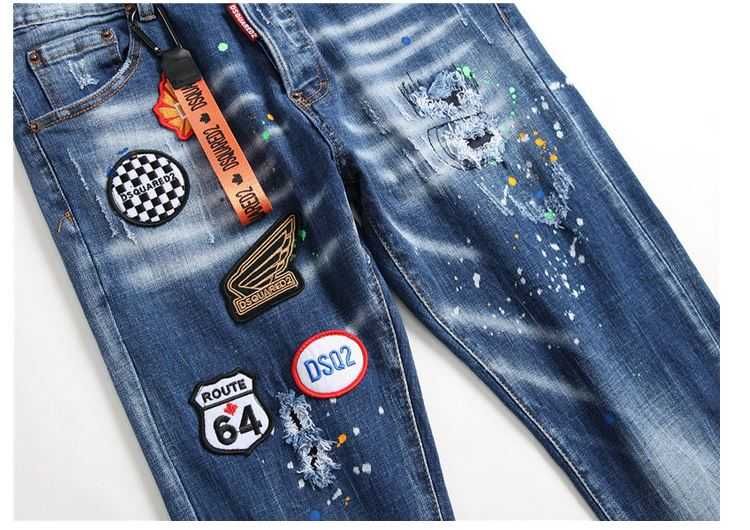 Męskie spodnie dżinsowe DSQUARED2 XXL