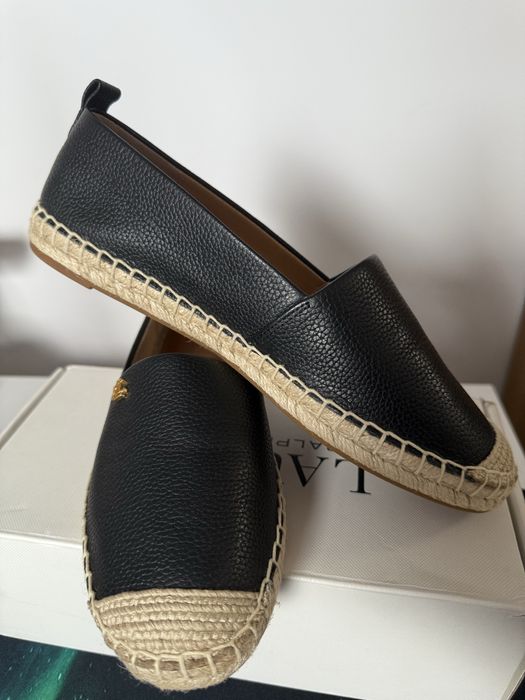 Nowe skórzane espadryle marki Ralph Lauren rozm.37 - 100% oryginał