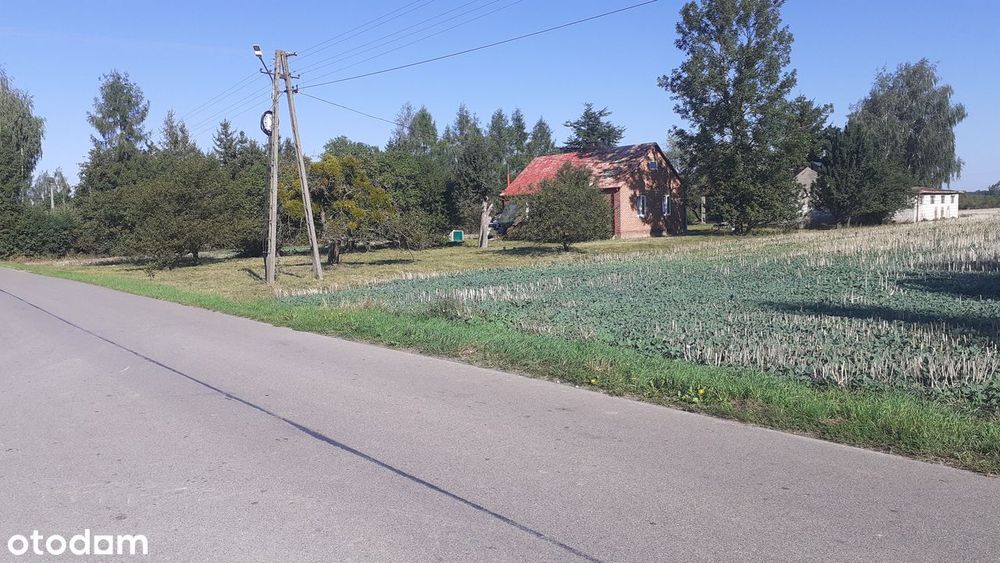 Działka zabudowana