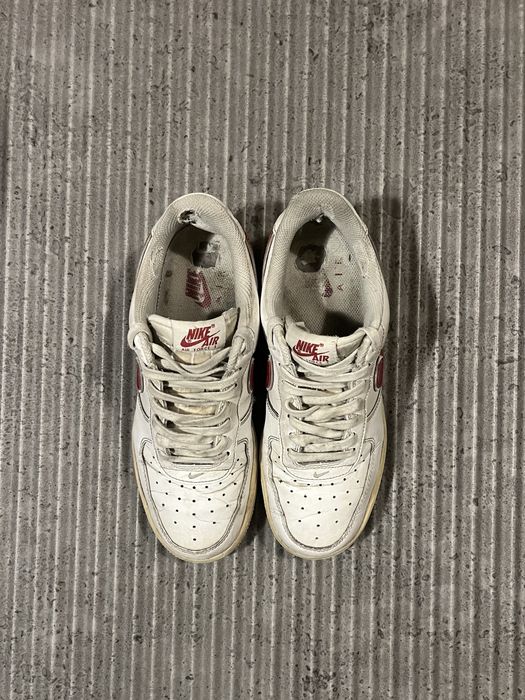Nike Airforce 1 biało czerwone custom 40