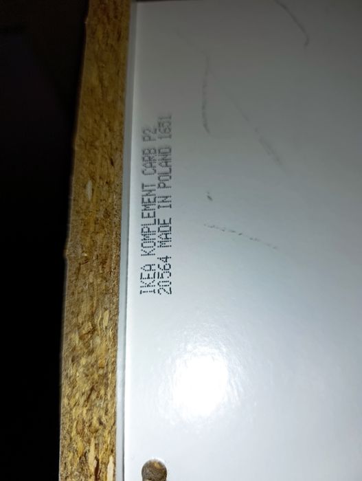 100x60 biała półka szafa Ikea pax komplement