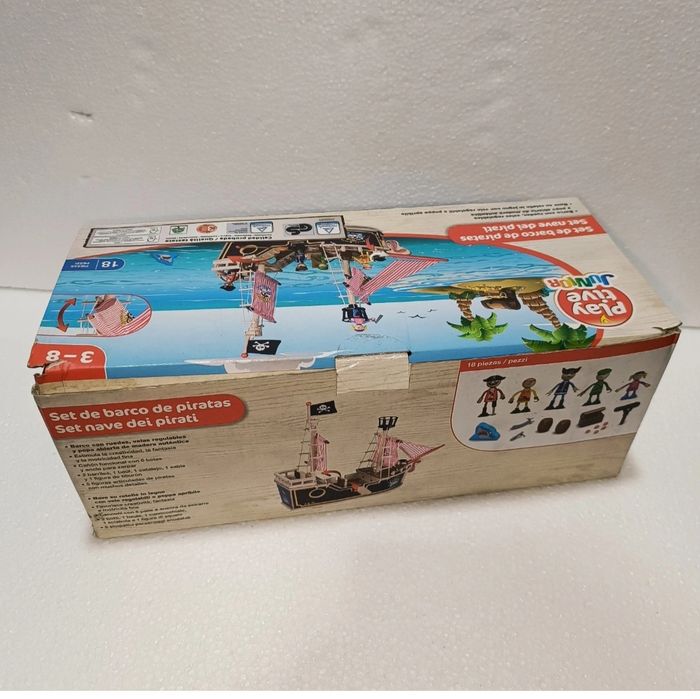 Play Tive Junior Barco de Piratas em Madeira idades 3-8 NOVO