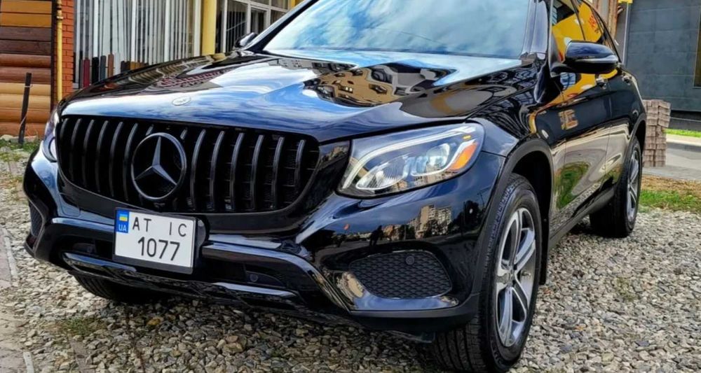 Передня решітка GT Panamericana Black Mercedes GLC X253 (2015-2019)