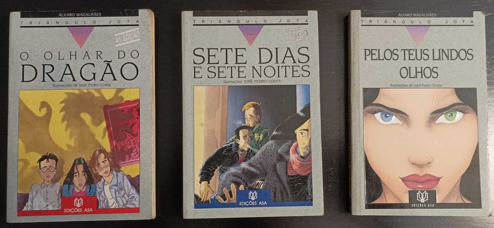 Livro Triângulo Jota de Álvaro Magalhães