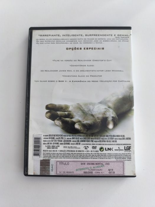 DVD Saw Enigma Mortal