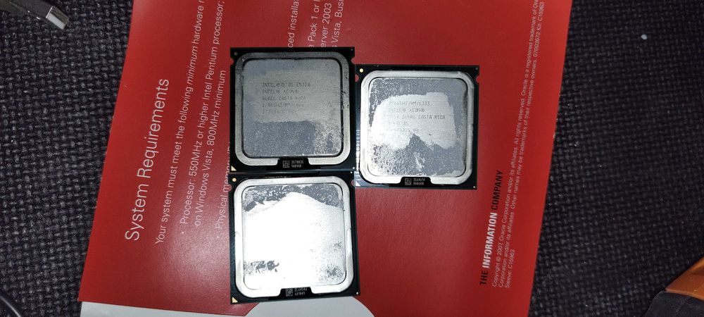 Procesory xeon serwerowe 1szt, 5320, 5150 2szt