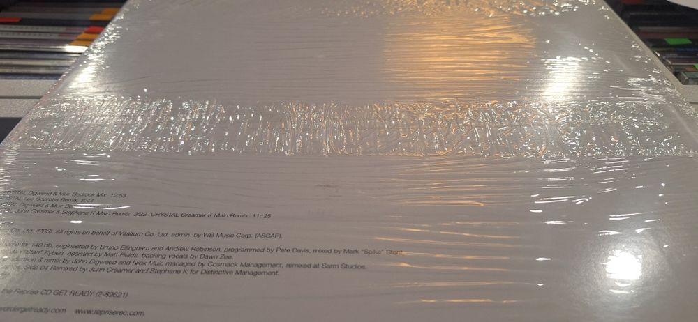 New Order Crystal winyl 2001 USA . NM folia