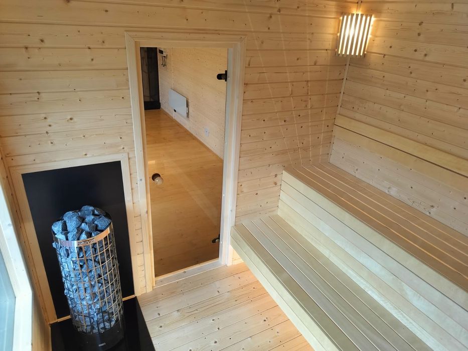 Sauna Optimal Max 32 m z balią i rekreacją