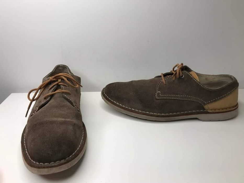 Półbuty meskie skórzane lekkie Clarks Rozmiar 42