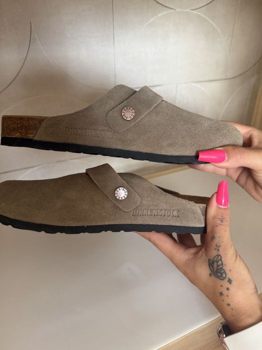 Birkenstock Boston Taupe nº 37 – Novas com Etiqueta