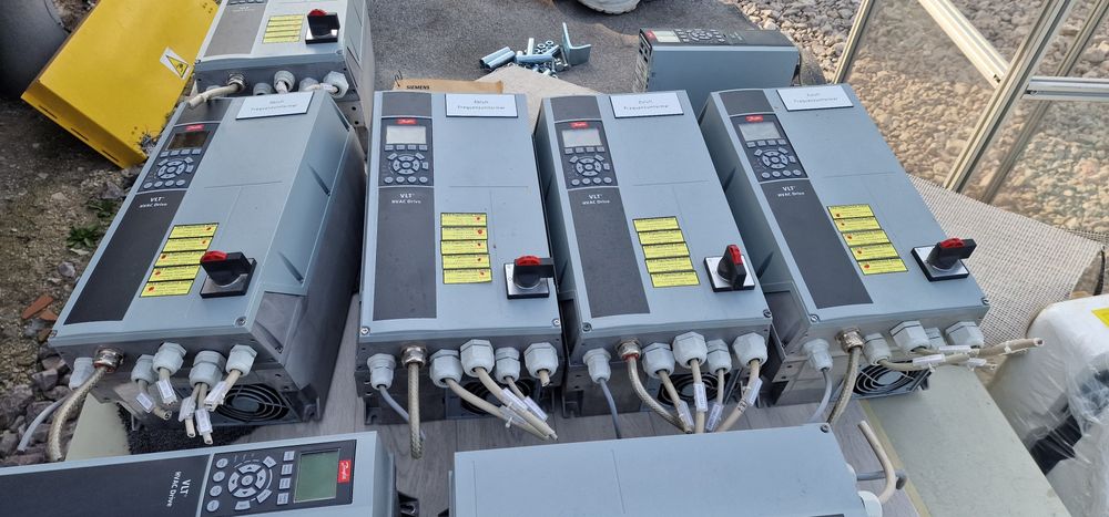 Falowniki Danfoss VLT HVAC Drive – 4 kW i 1,5 kW