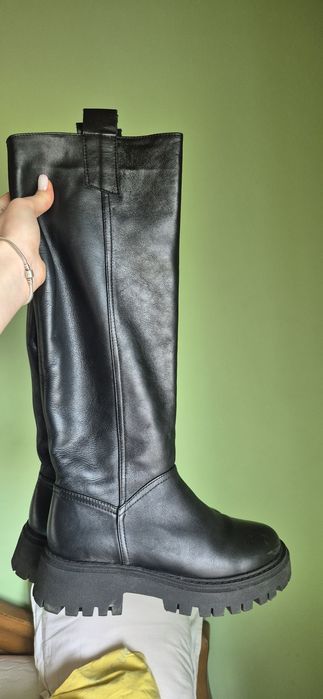 Чоботи труби чорні