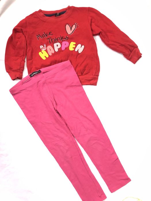 Пакет одягу 2-4р. Топ, юбка лосіни кофта