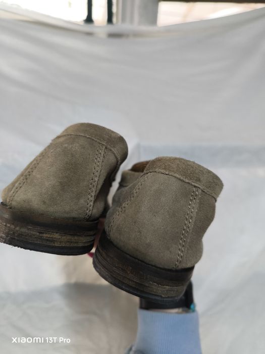 Туфлі лофери чоловічі замша р. 44,5(29,5см)