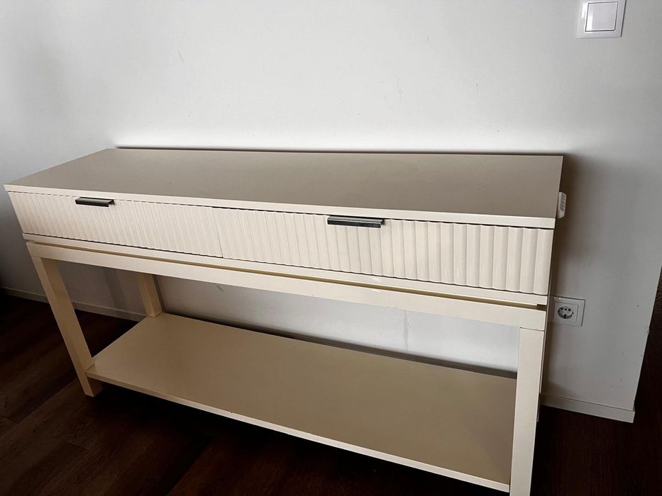 Consola branco perola