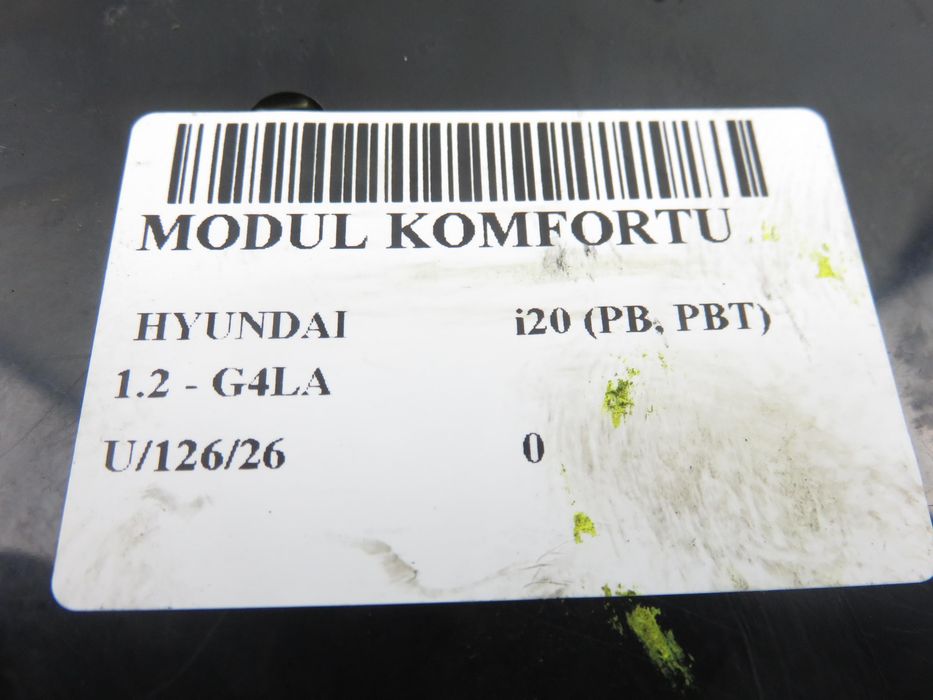 Moduł Bcm Hyundai I20 (pb, Pbt) 954001j101