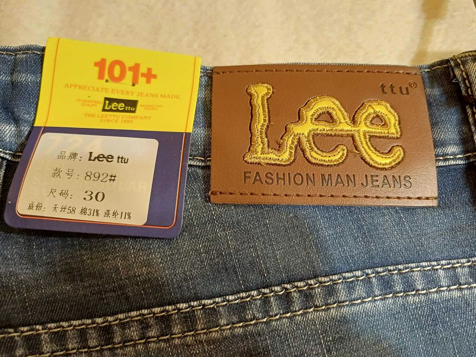 Spodnie jeansowe męskie Lee tutu