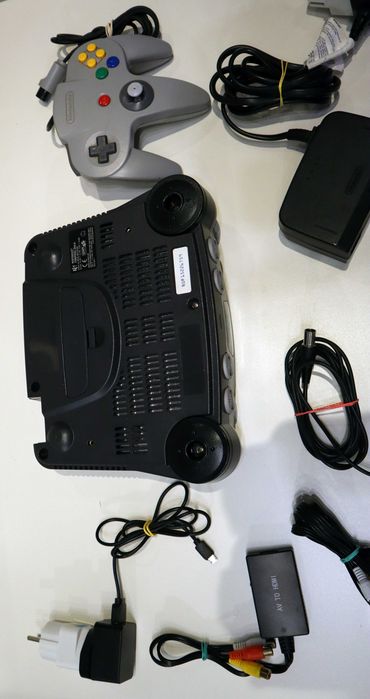 Konsola Nintendo 64 / Pudełko / Pad / Rumble Pak / Jumper / HDMI / Instrukcja