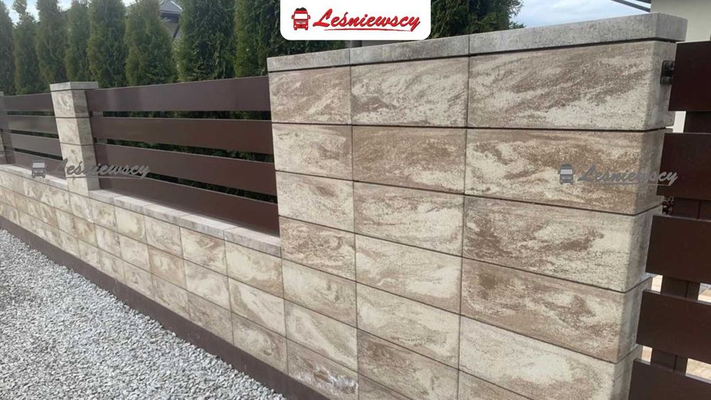 Pustak ogrodzeniowy modułowy gładki STYROBUD-Fini 50x20x20cm z dostawą