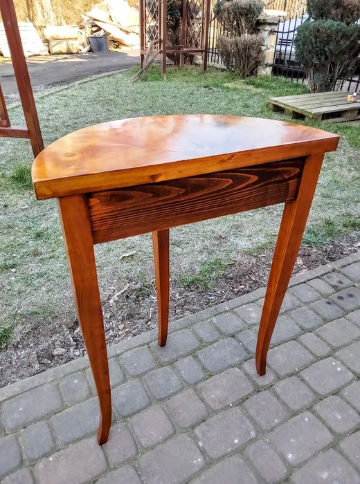 Konsola w stylu Biedermeier- czereśnia.
