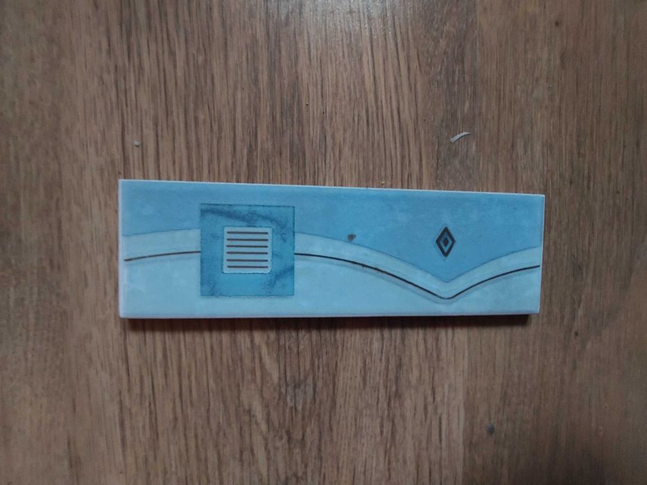 Listwa dekoracyjna ścienna ALFA-CER Ewa 307 niebieska 20x6 cm (35 szt.)