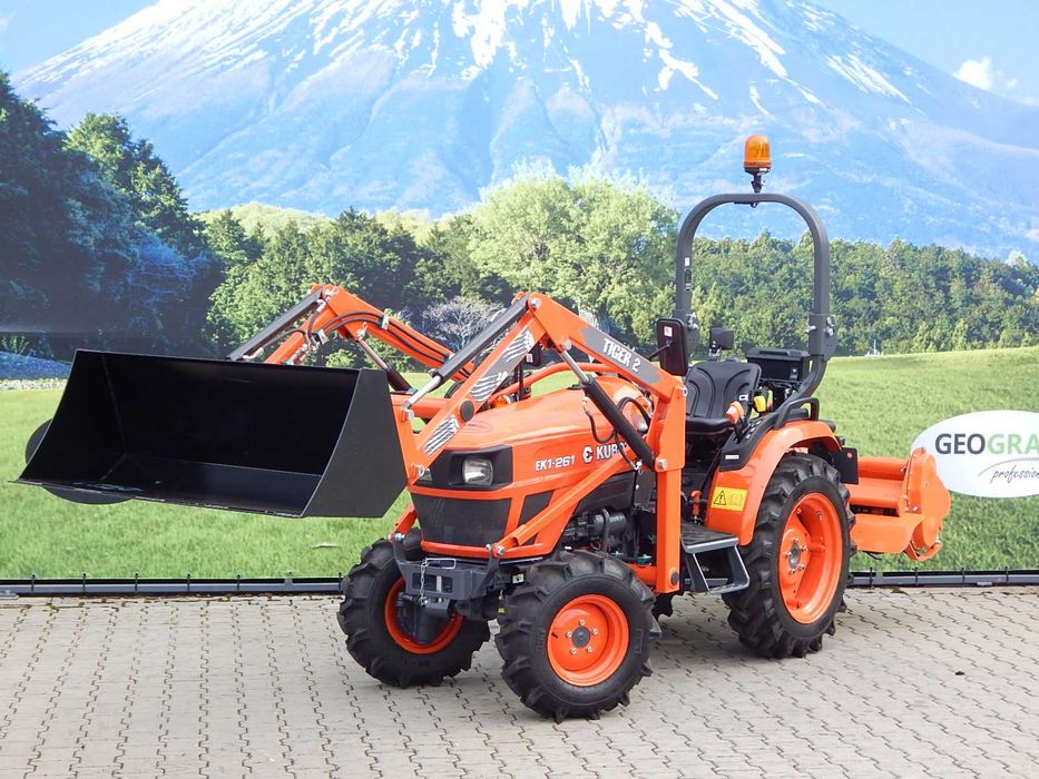Ciągnik Kubota EK1-261 25KM 4x4 TUR ładowacz czołowy traktor RATY 0% PROMOCJA Solis Yanmar