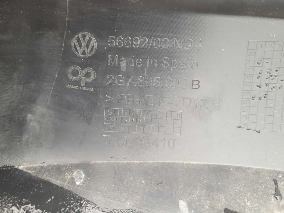 Spojler zderzaka przedniego VW Taigo