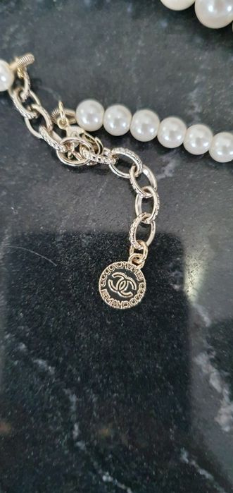 Naszyjnik perły chanel Cc jakość premium