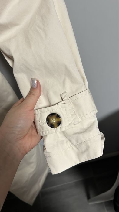 Тренч бежевий h&m