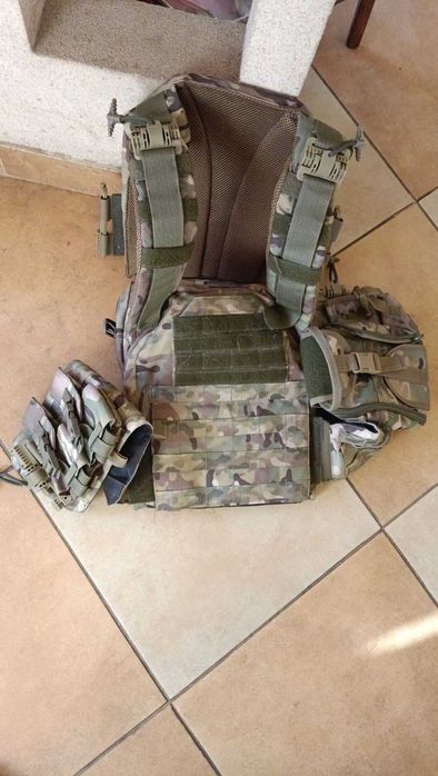 Плитоноска Warmor 3 Pro Max. Система швидкого скидання. Мультикам.Нова