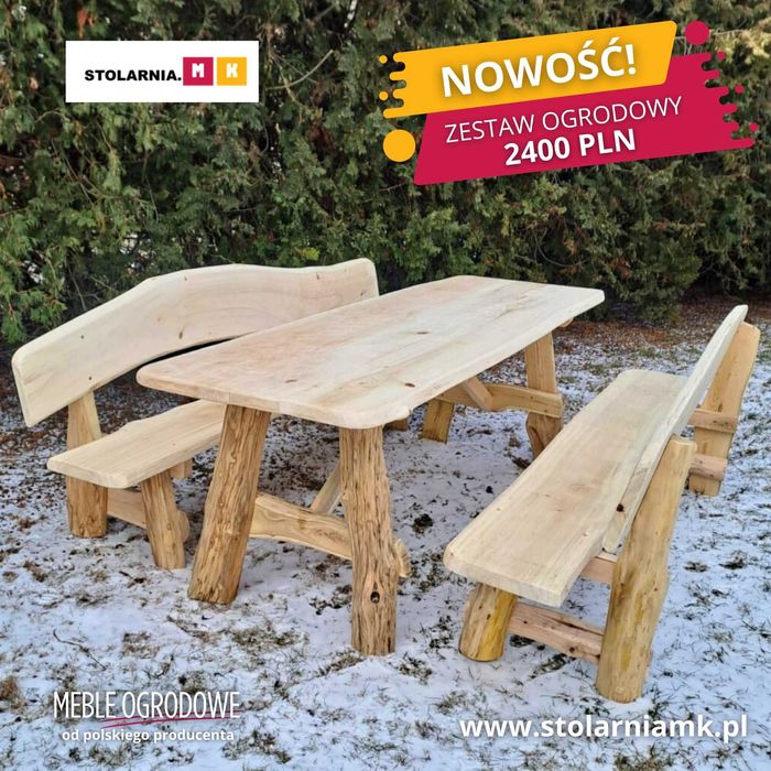 Stół Biesiadny. Funkcjonalny zestaw ogrodowy!