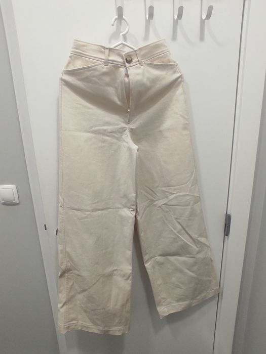 Calças senhora cremes