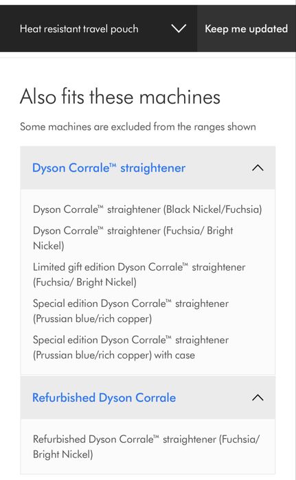 Чохол/дорожній кейс для Dyson Corrale