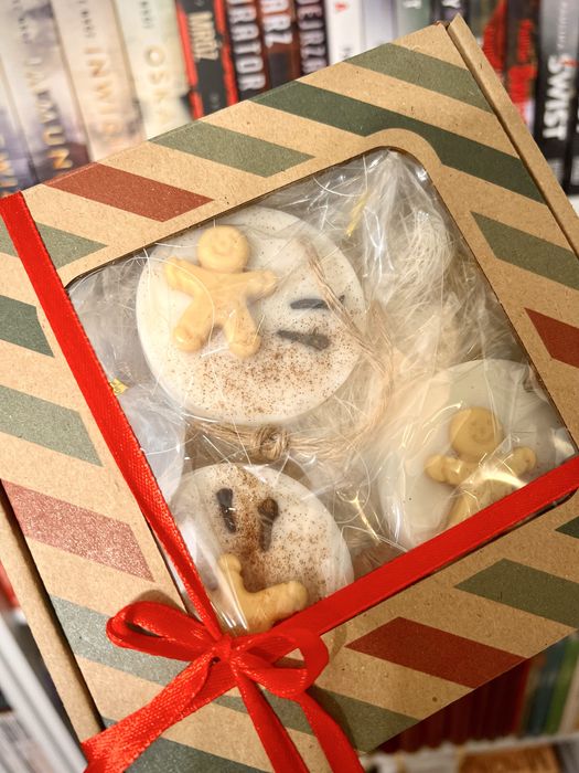 Zawieszki sojowe zapachowe swiateczne - wosk sojowy