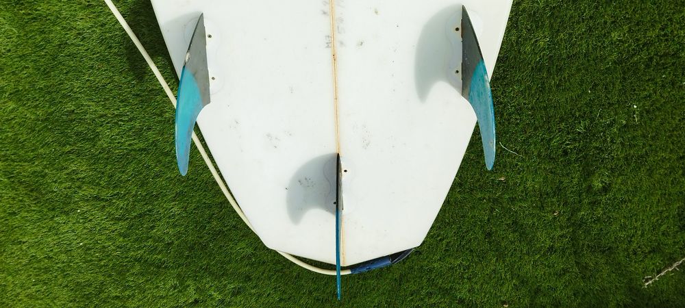 Prancha suf single fin marocco