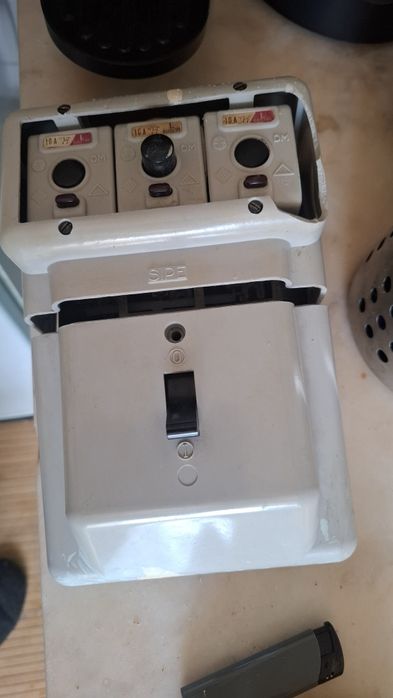 Quadro eletrico antigo SIPE vintage retro
