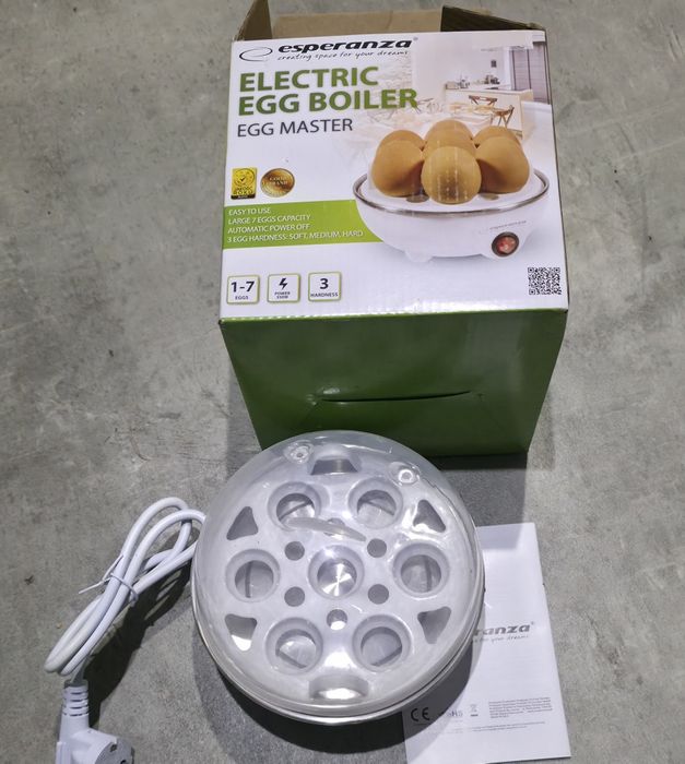 Jajowar elektryczny  mozliwosc gotowania od 1 do 7 jajek jednoczesnie