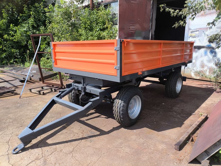 Двухосний причіп до мінітрактора