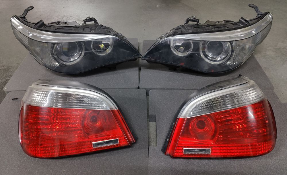 Ópticas frente e trás BMW E60